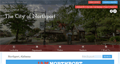 Desktop Screenshot of cityofnorthport.org