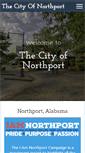 Mobile Screenshot of cityofnorthport.org